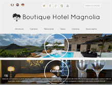 Tablet Screenshot of boutiquehotelmagnolia.com